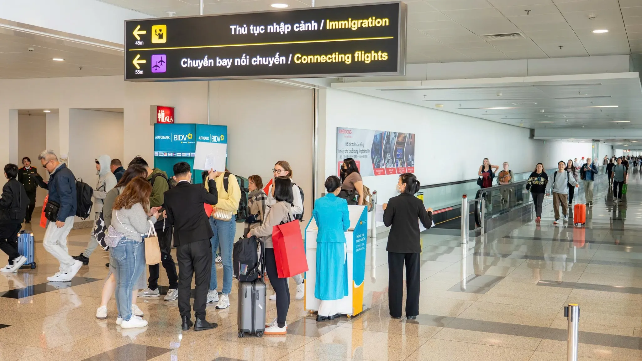 Fast track en el aeropuerto de Vietnam